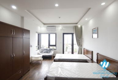 A lovely stuido with lots of natural light for rent on Nui Truc, Ba Dinh